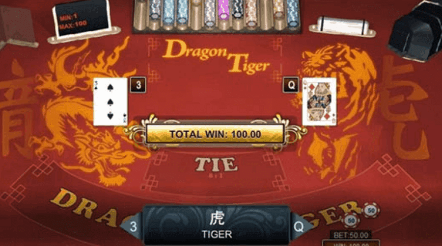 Chi tiết cách chơi game bài Rồng hổ dành cho bạn